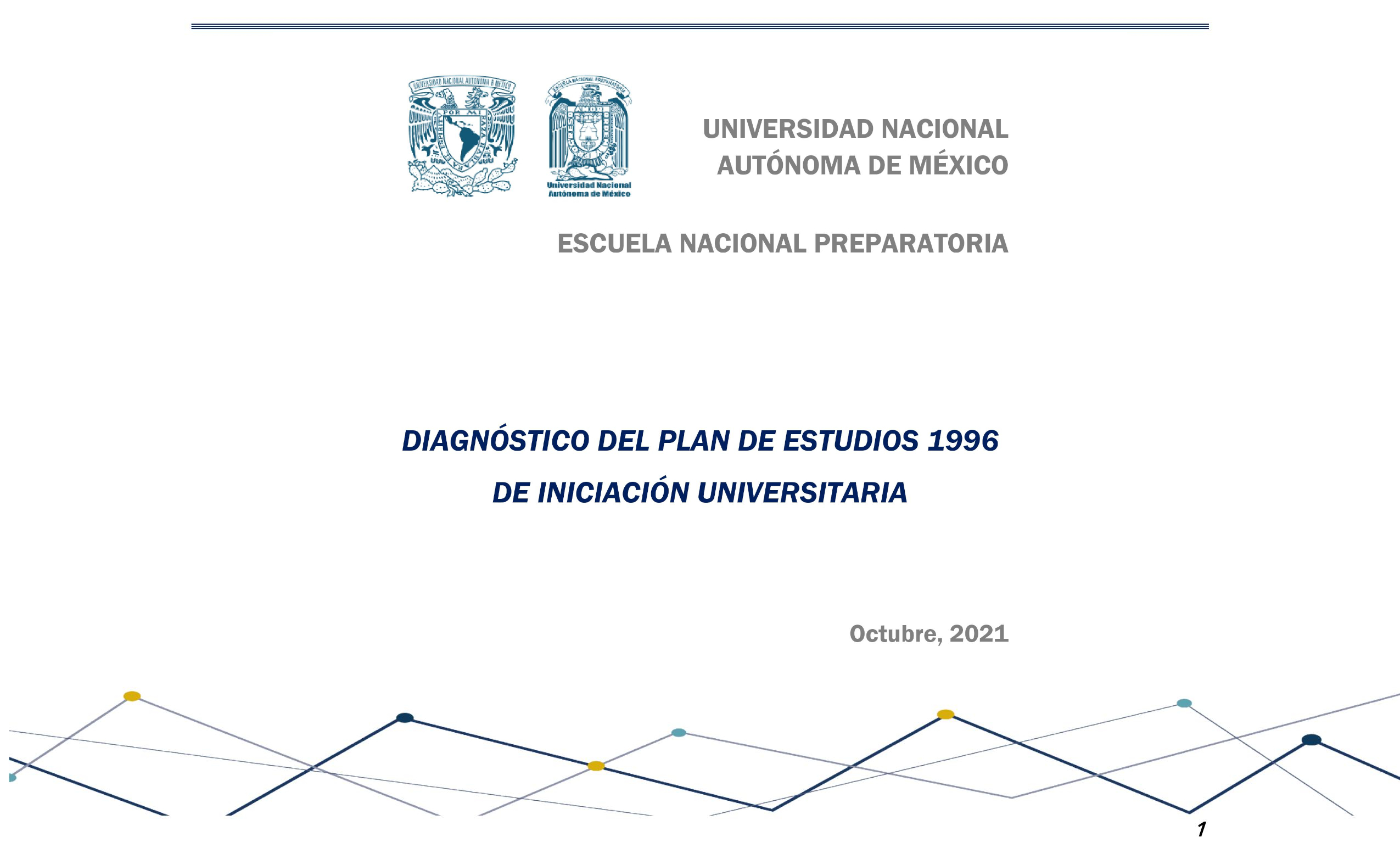 Diagnóstico del Plan de Estudios 1996 de IU